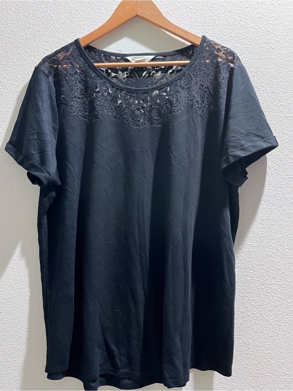 C. Wonder Black Lace-Trim Camisole - XXL